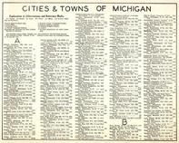 Index 001, Michigan State Atlas 1930c